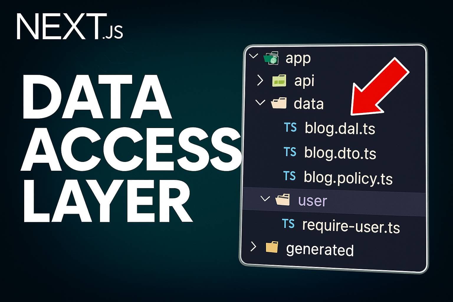 Cover Image for Structuring a Next.js App with a Data Access Layer (DAL)